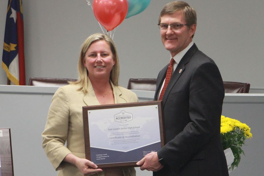 East Gaston earns accreditation as a quality school East Gaston earns accreditation as a quality school